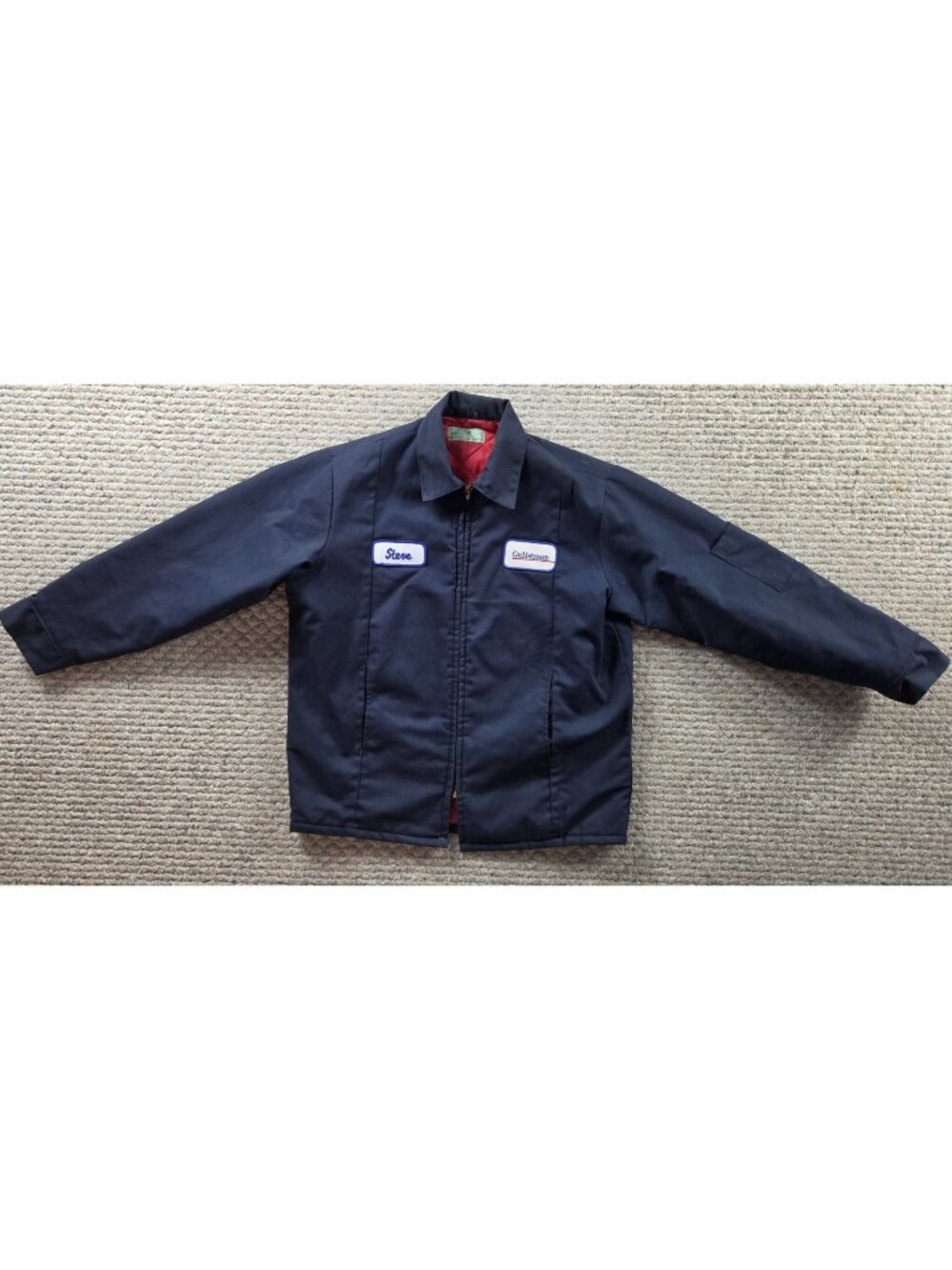 Rare Gulfstream Jet Pilot Company Aviation Coat Jacket L Large USA Made Worker